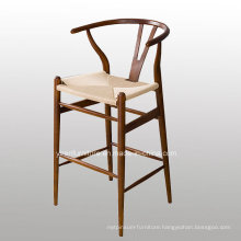 New Design Bar Chair with Solid Wood Legs